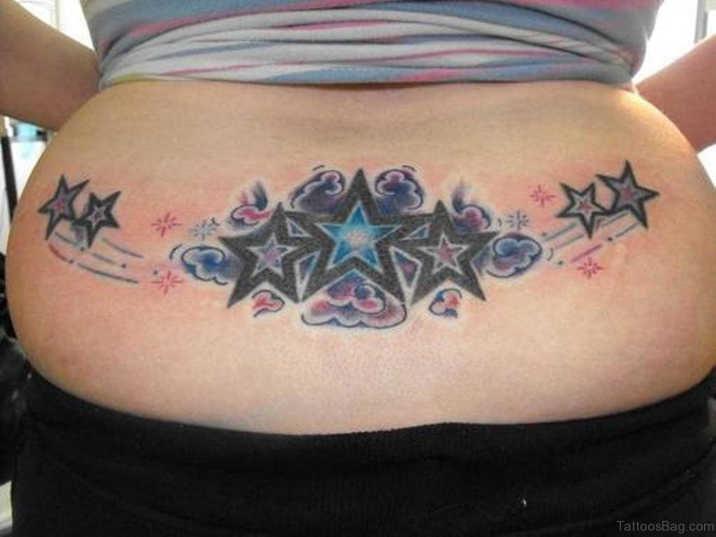 60 Fine Stars Tattoos For Back