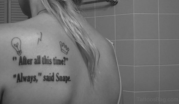 49 Extraordinary Quote Tattoos On Shoulder