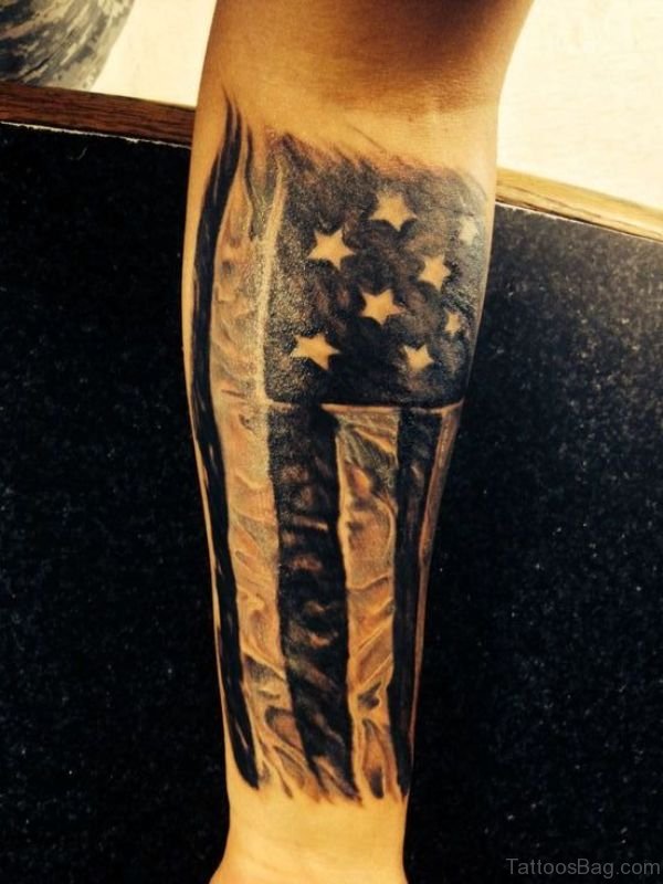 19 Phenomenal Flag Tattoos On Wrist