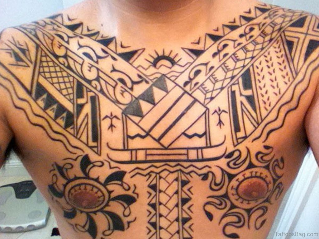 61 Stylish Tribal Tattoos On Chest,Wooden Single Front Door Designs For Houses