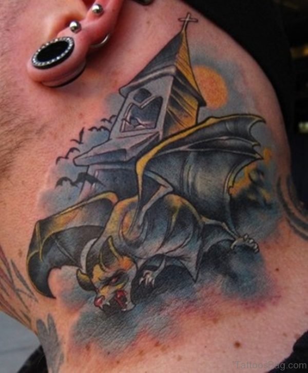 49 Colorful Evil Neck Tattoos