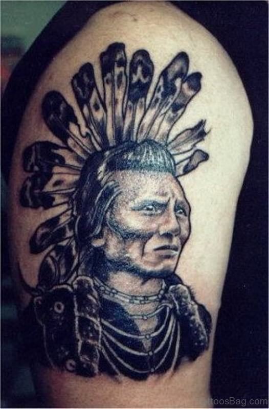 82 Sweet American Native Tattoos On Shoulder