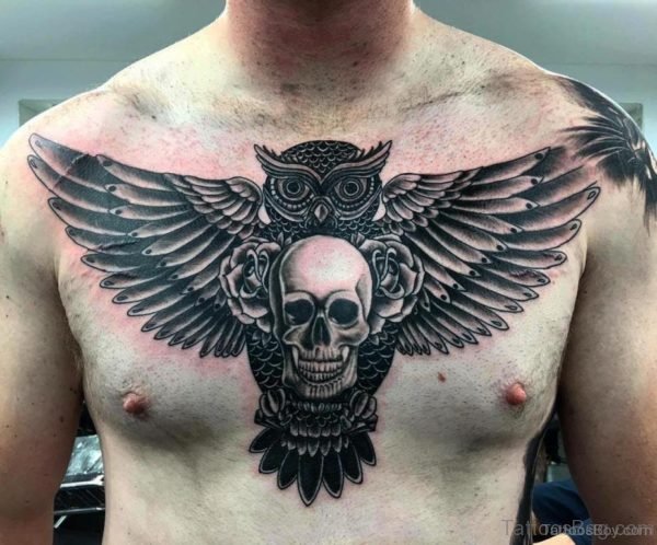 99 Top Class Skull Tattoos On Chest