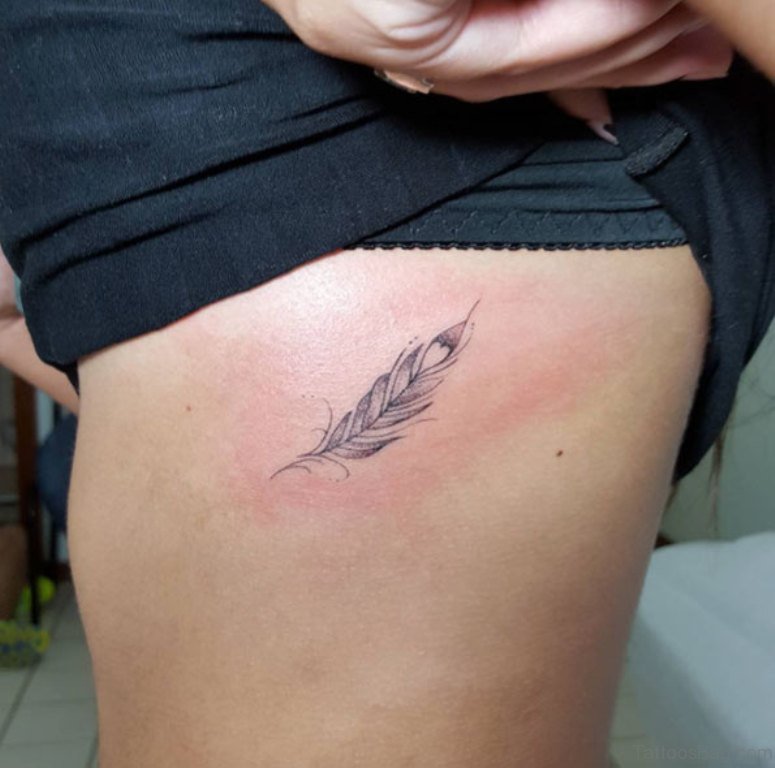 81 Stunning Feather Tattoos On Rib