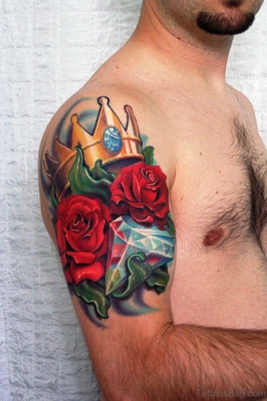 67 Adorable Flowers Tattoos On Shoulder