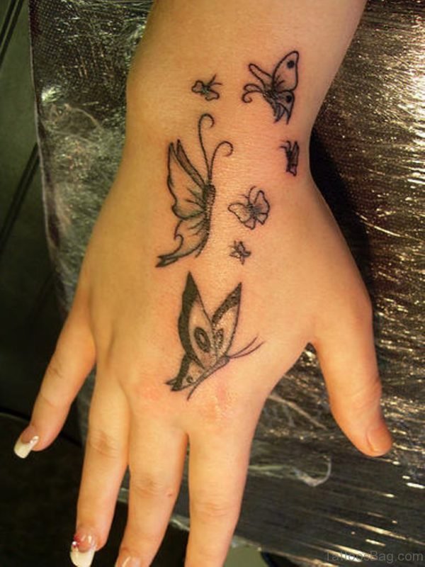 54 Awesome Butterfly Tattoos On Hand