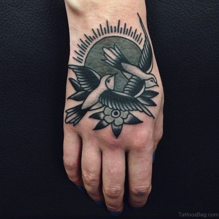 Swallow Tattoo Hand 57