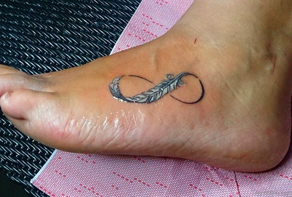 64 Cute infinity Tattoos For Foot