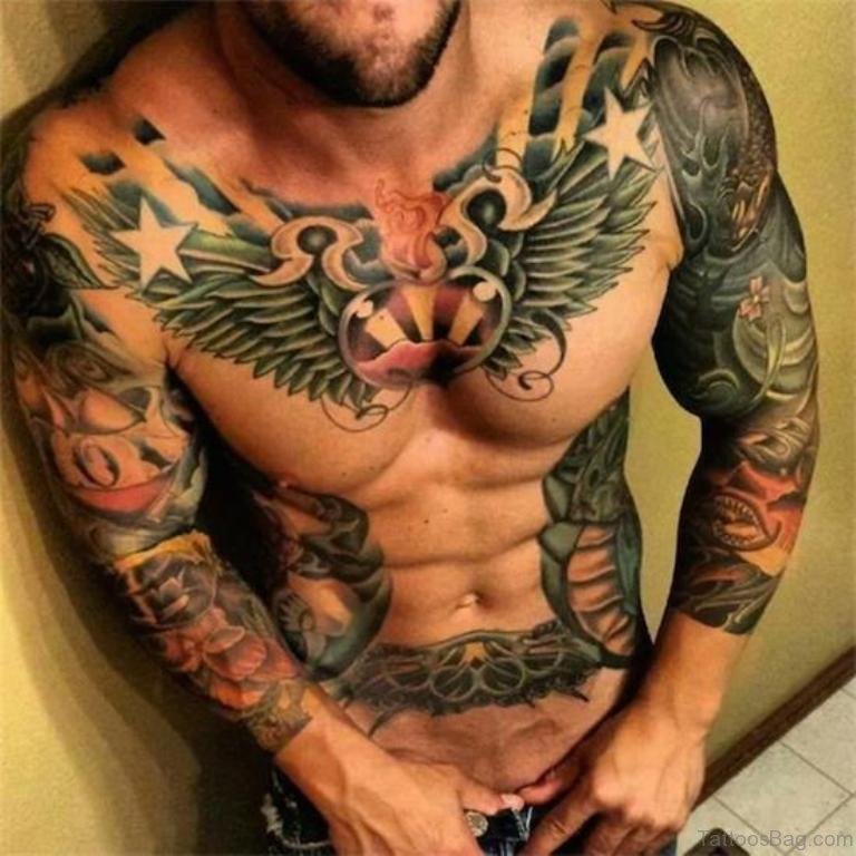 75 Brilliant Chest Tattoos For Men