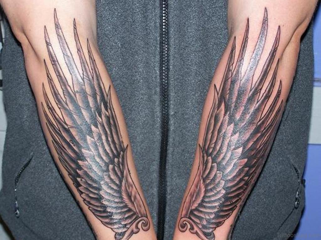 Minimalist Wings Tattoo - wide 4