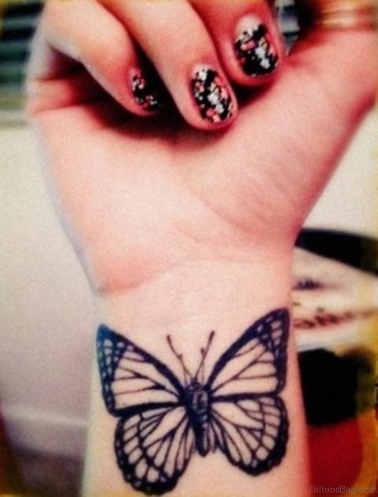 80 Top Butterfly Tattoos For Wrist - Tattoo Designs – 