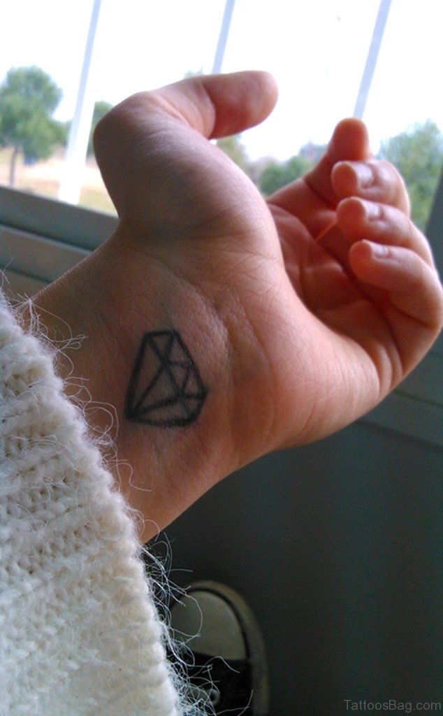 56 Diamond Tattoos On Wrist - Tattoo Designs – 