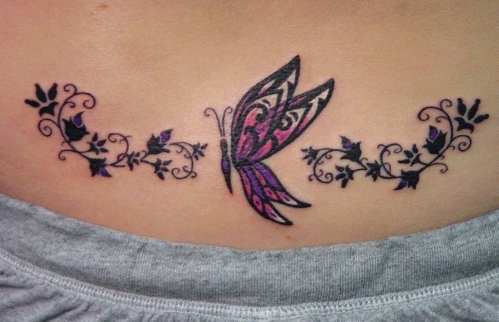 Beautiful Butterfly Tattoo Design.