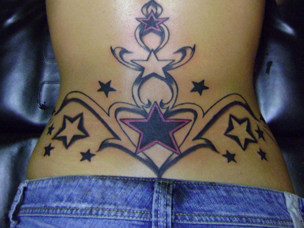 60 Fine Stars Tattoos For Back - Tattoo Designs - TattoosBag