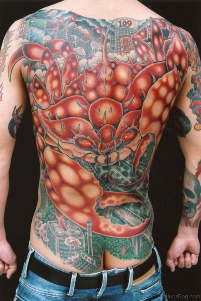 36 Superb Crab Tattoos On Back - Tattoo Designs – 
