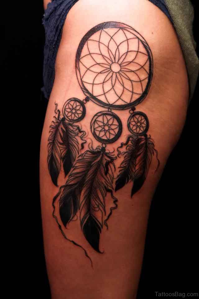53 Fine Dream Catcher Shoulder Tattoo Designs - Tattoo Designs – TattoosBag.com