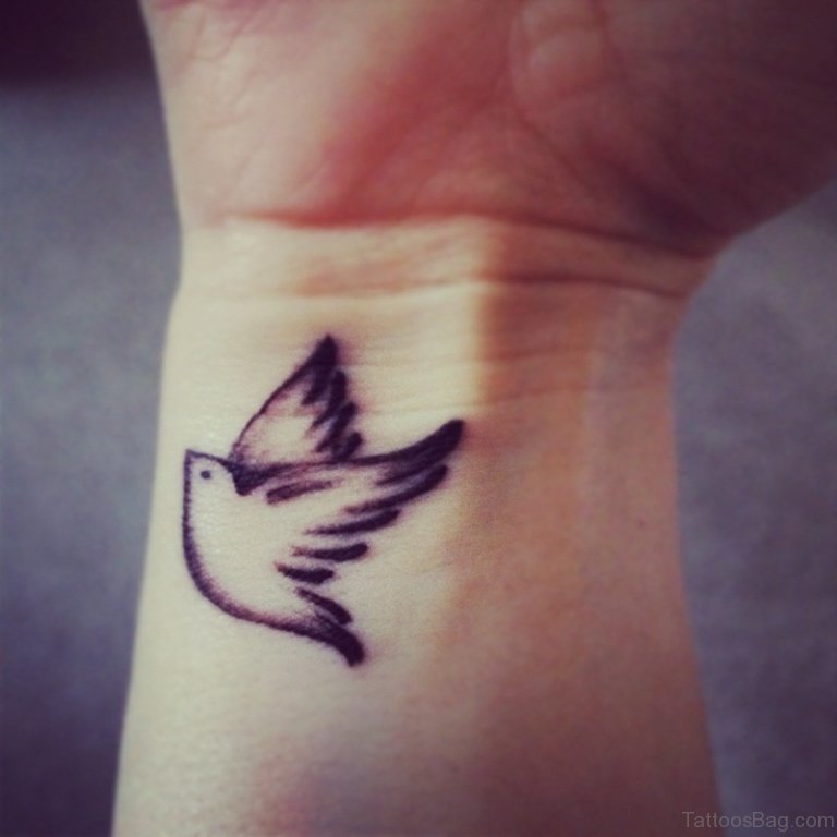Bird Wrist Tattoos Designs