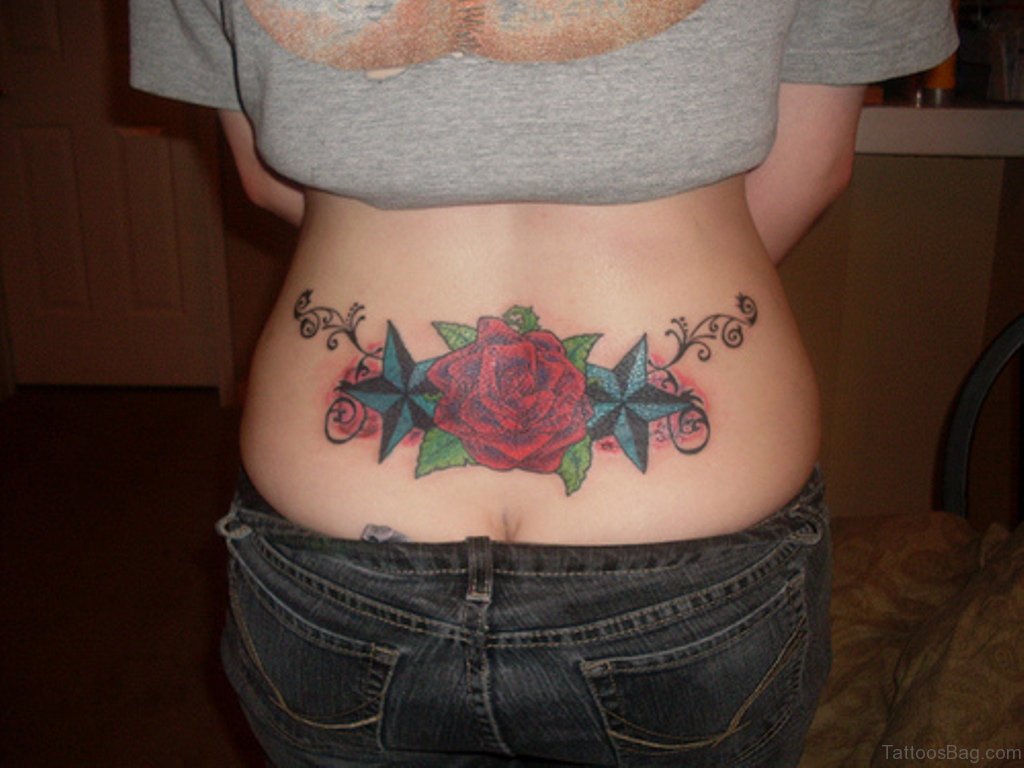 Impressive Rose Flower Tattoo.