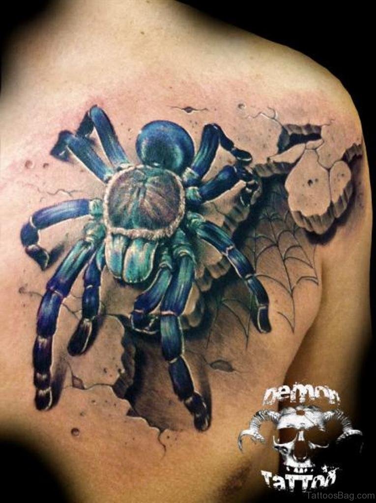 63 Great Spider Tattoos For Back - Tattoo Designs – 