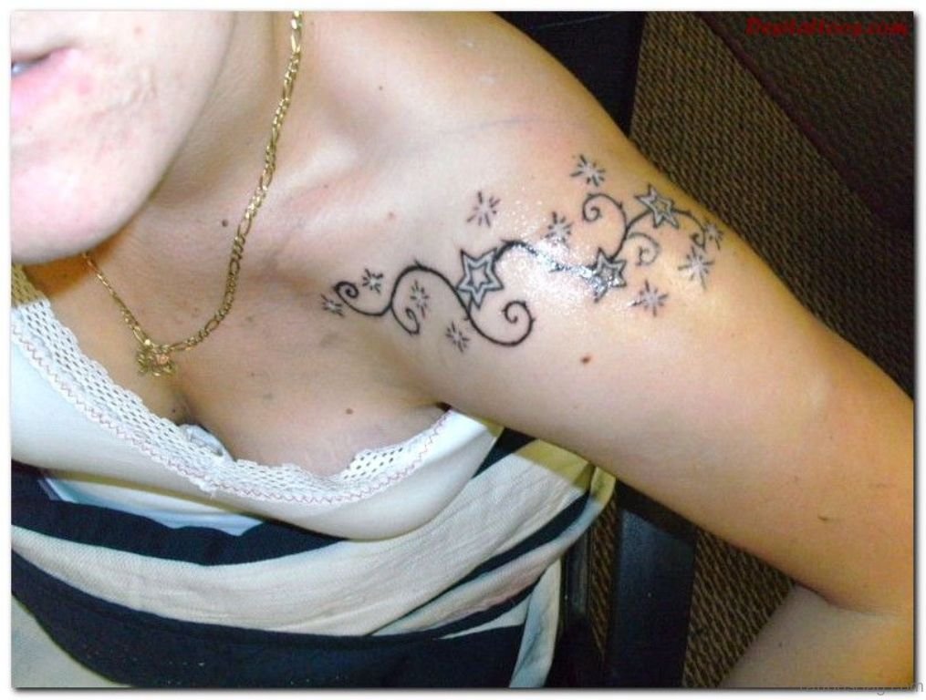68 Vine Shoulder Tattoo Designs - Tattoo Designs – 
