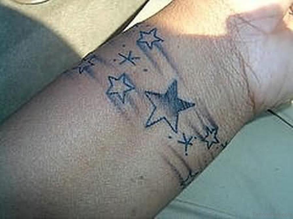 Stars Tattoos Designs On Wrist.
