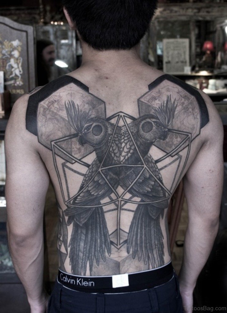 44 Groovy Back Tattoos For Men - Tattoo Designs – 