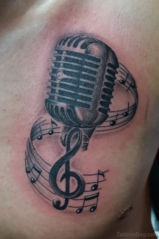 35 Musical Note Tattoo Designs On Shoulder - Tattoo Designs – TattoosBag.com