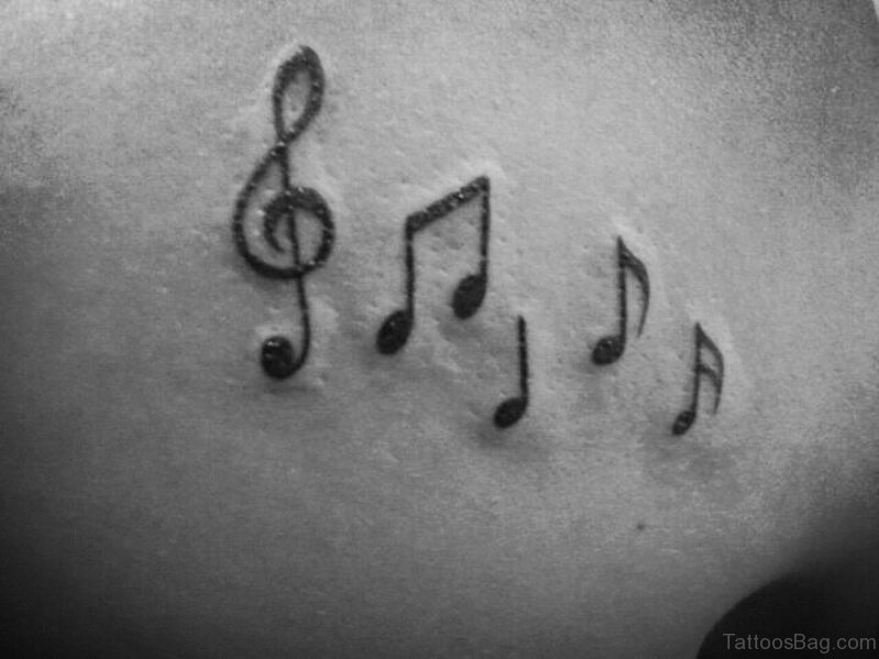 Musical Note Tattoos.