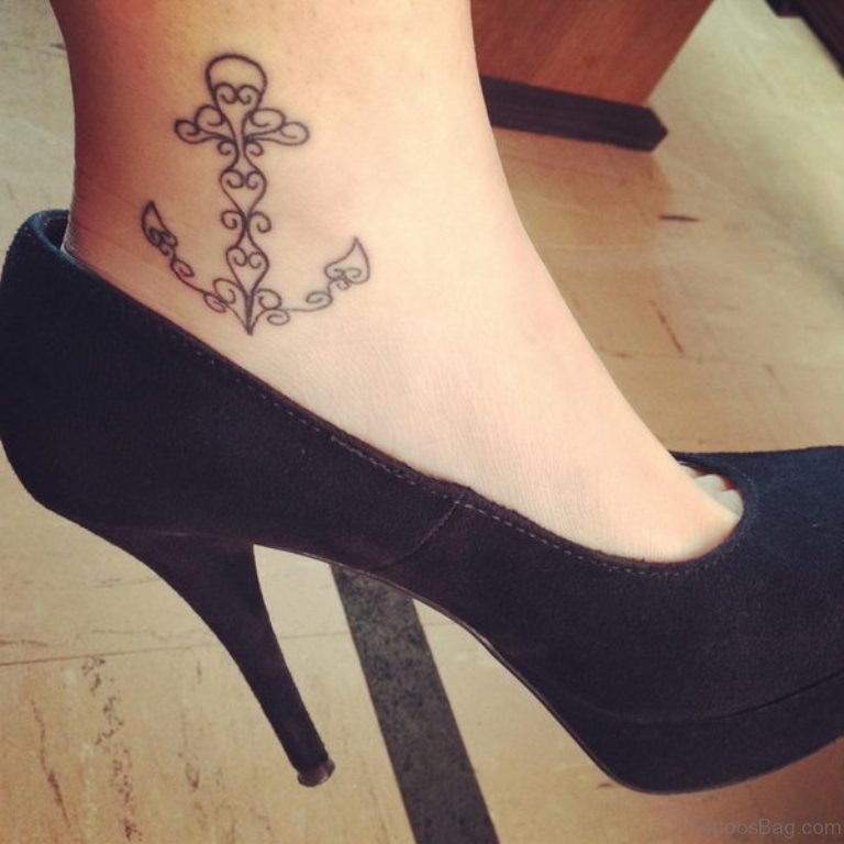 25 Wonderful Anchor Tattoos On Ankle - Tattoo Designs – 