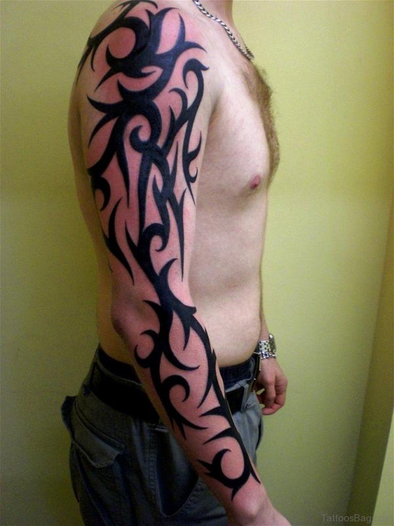 70 Fabulous Tribal Tattoos On Full Sleeve - Tattoo Designs – 