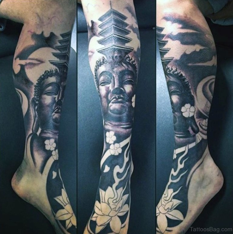 40 Nice Buddha Tattoos On Leg - Tattoo Designs – 