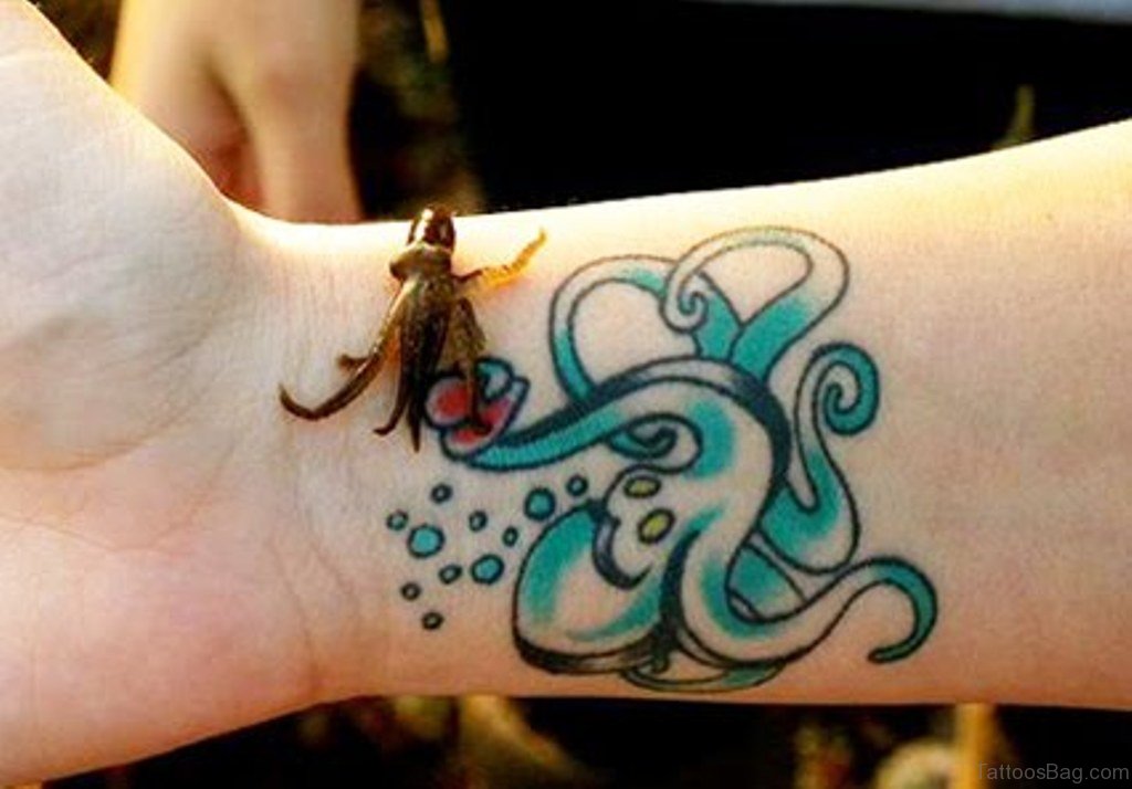 12 Amazing Octopus Wrist Tattoos