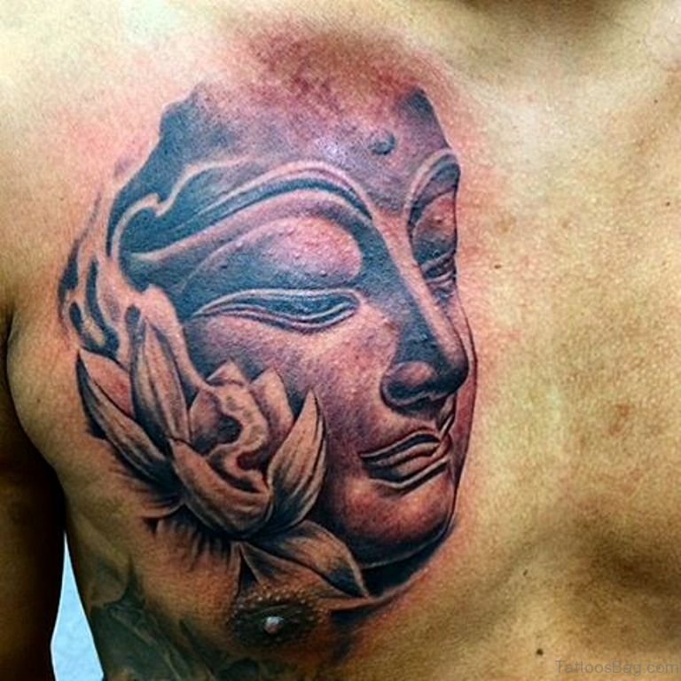 41 Religious Buddha Tattoos For Chest - Tattoo Designs – 