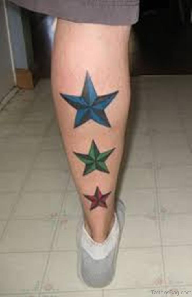 62 Nice Star Tattoos For Leg - Tattoo Designs – 