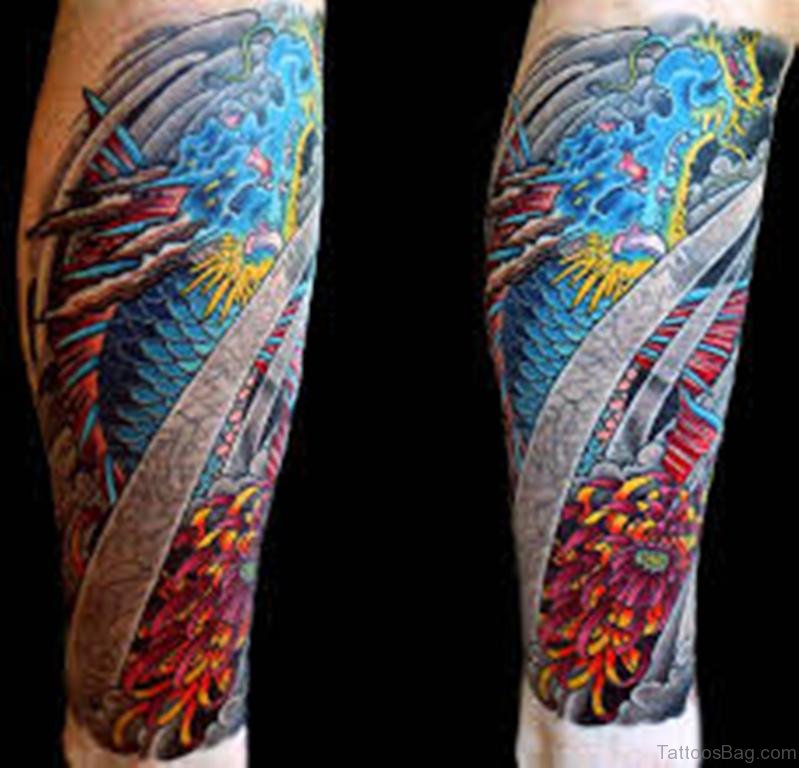 50 Nice Looking Dragon Tattoos For Leg - Tattoo Designs – 