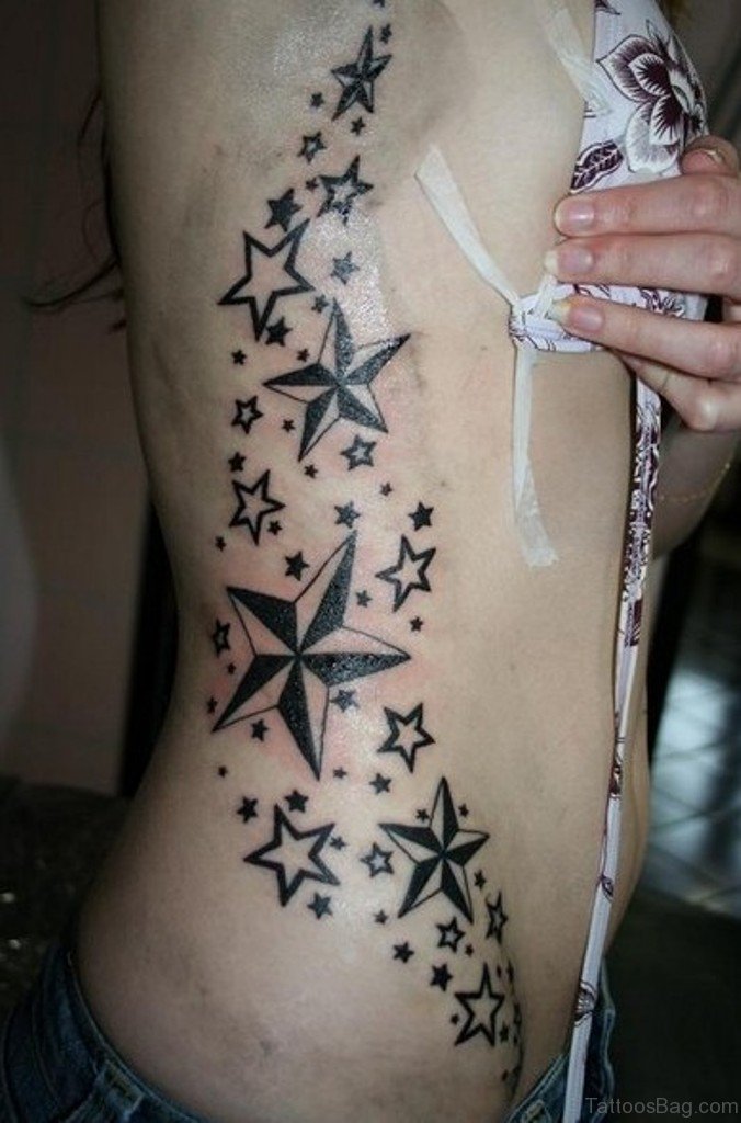 60 Gorgeous Star Tattoos For Rib - Tattoo Designs – 