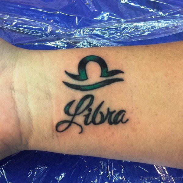 30 Splendid Libra Tattoos On Wrist - Tattoo Designs – TattoosBag.com