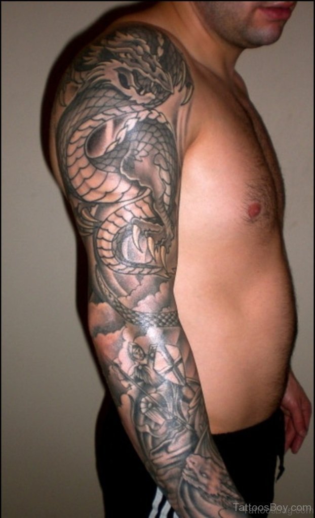 50 Best Dragon Tattoos On Full Sleeve - Tattoo Designs – TattoosBag.com