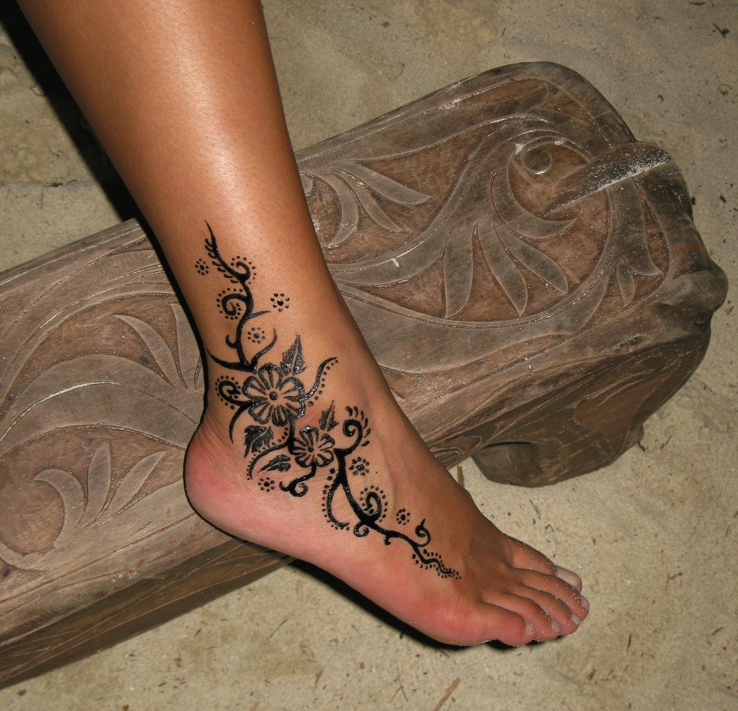 73 Attractive Ankle Tattoos - Tattoo Designs – 