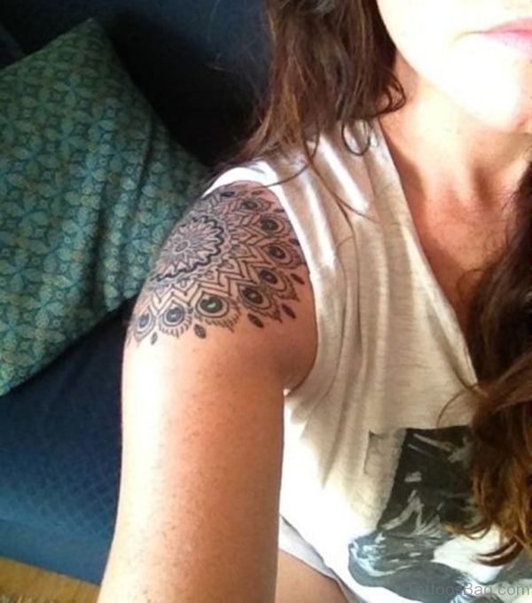 75 Trendy Mandala Tattoos For Shoulder - Tattoo Designs – 