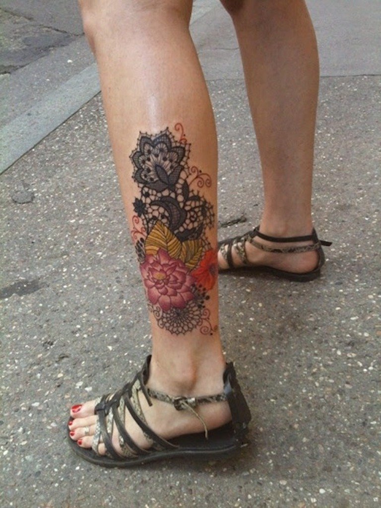 Beautiful Leg Tattoo