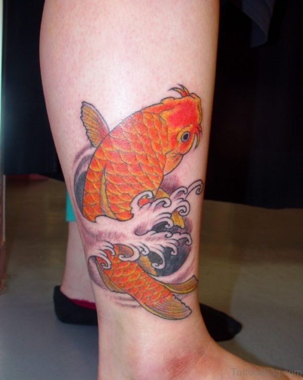 80 Magnificent Fish Tattoos For Leg - Tattoo Designs – 