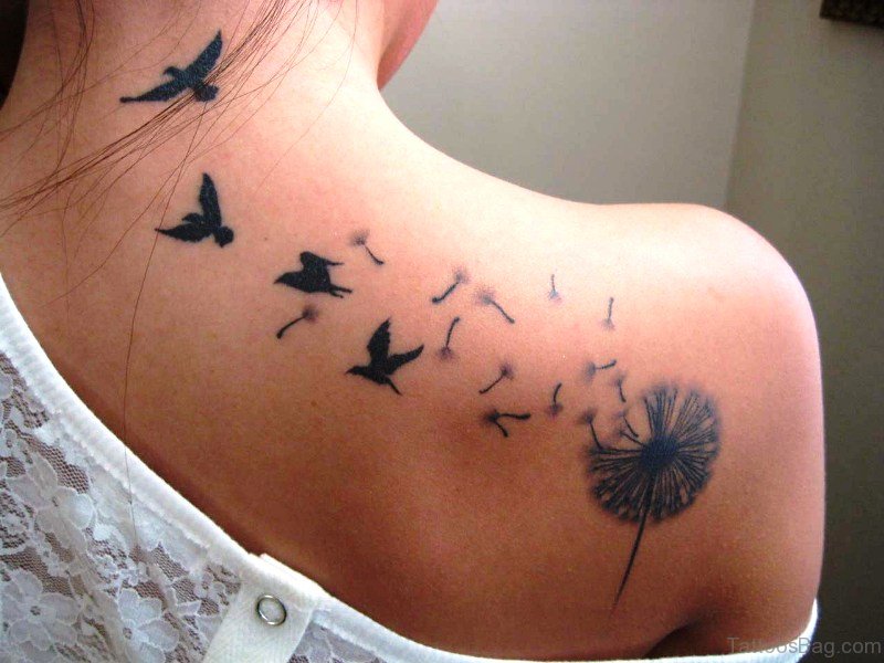58 Impressive Dandelion Tattoos On Shoulder - Tattoo Designs –  