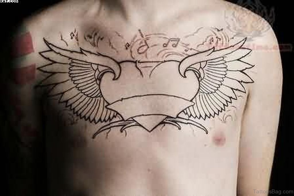 Page chest. Крылатое сердце тату. Татуировка 42. Winged Heart Tattoos on Chest.. Крылья ангела тату метка на животе.