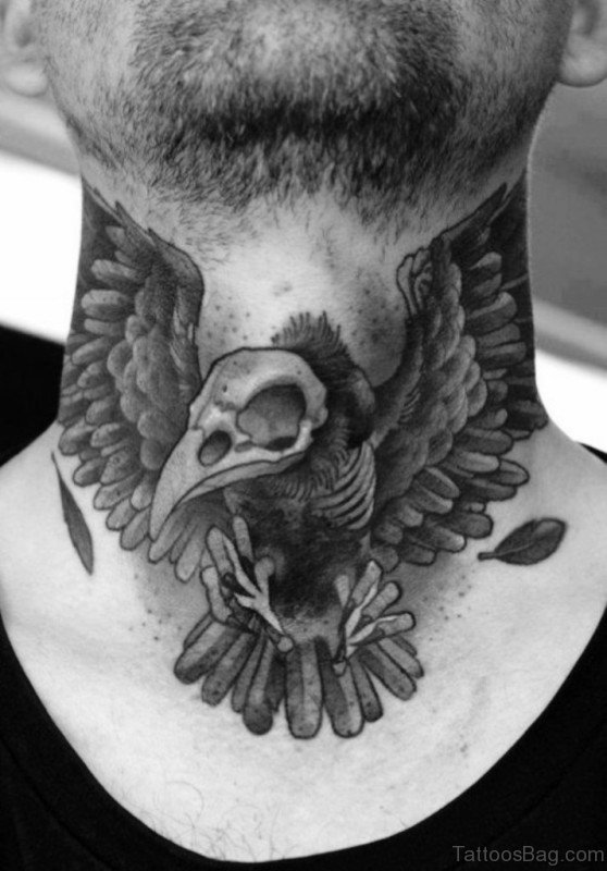 35 Traditional Eagle Tattoos On Neck - Tattoo Designs – TattoosBag.com