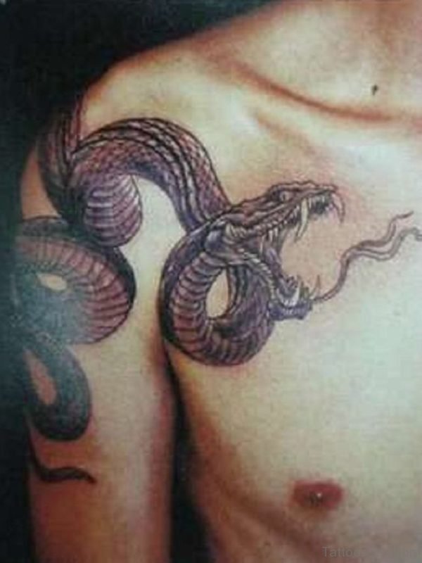 83 Trendy Snake Tattoos For Chest - Tattoo Designs – TattoosBag.com