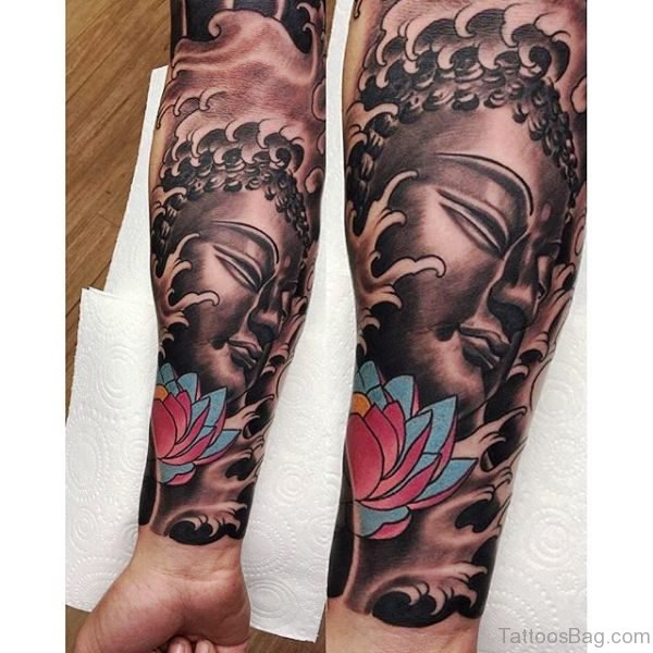 46 Best Buddha Tattoos On Full Sleeve - Tattoo Designs – 