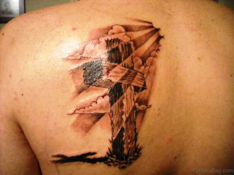 53 Awesome Cross Tattoos On Shoulder - Tattoo Designs – 