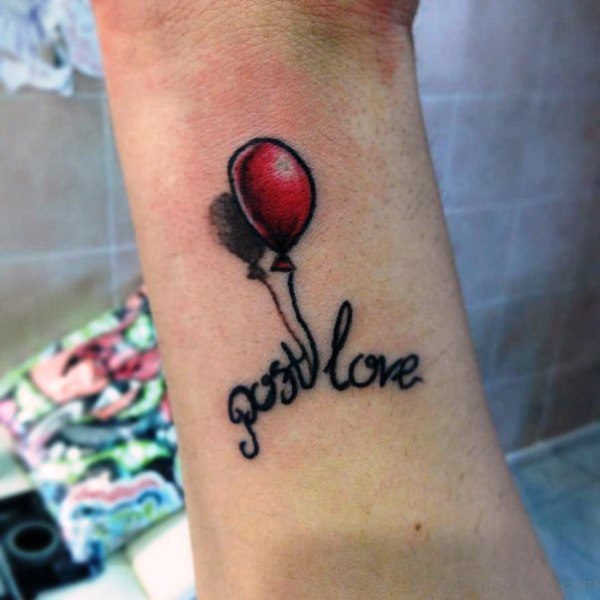 27 Decent Balloon Tattoos On Wrist - Tattoo Designs – TattoosBag.com