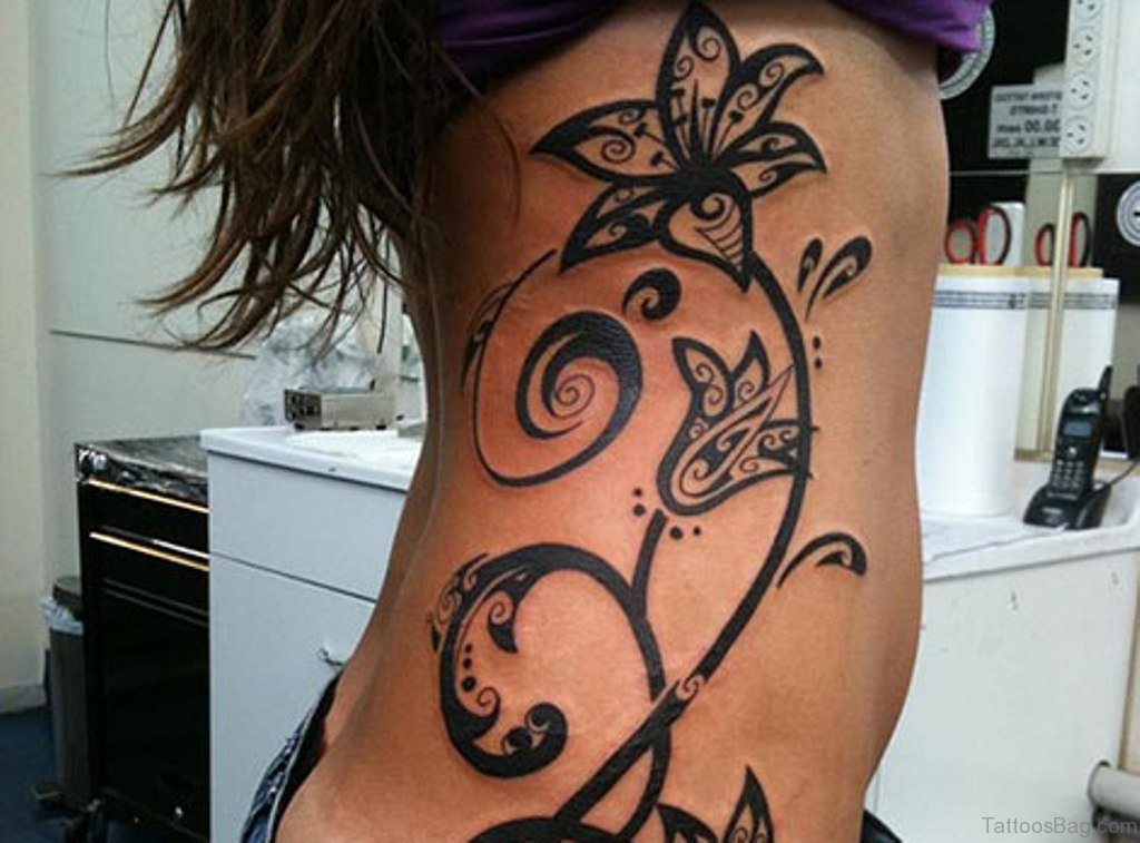 54 Best Tribal Tattoos For Rib - Tattoo Designs – 